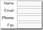 Phone Form