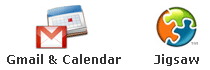 Gmail, Google Calendar, and Jigsaw